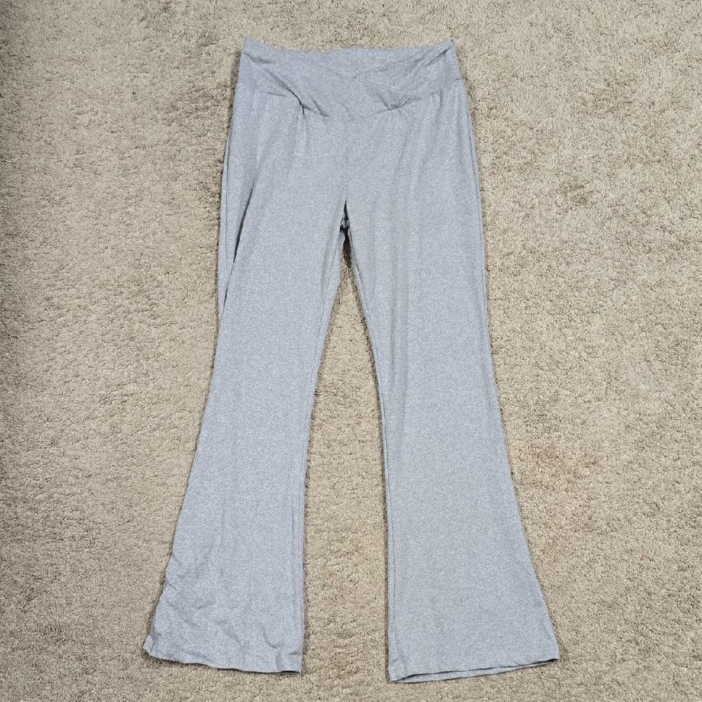 SHEIN Girls Heather Gray Flare Pants